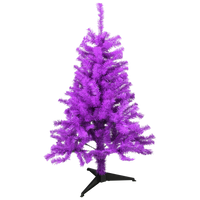 
              Purple Halloween/Christmas Tree 4 Feet Tall Decoration
            