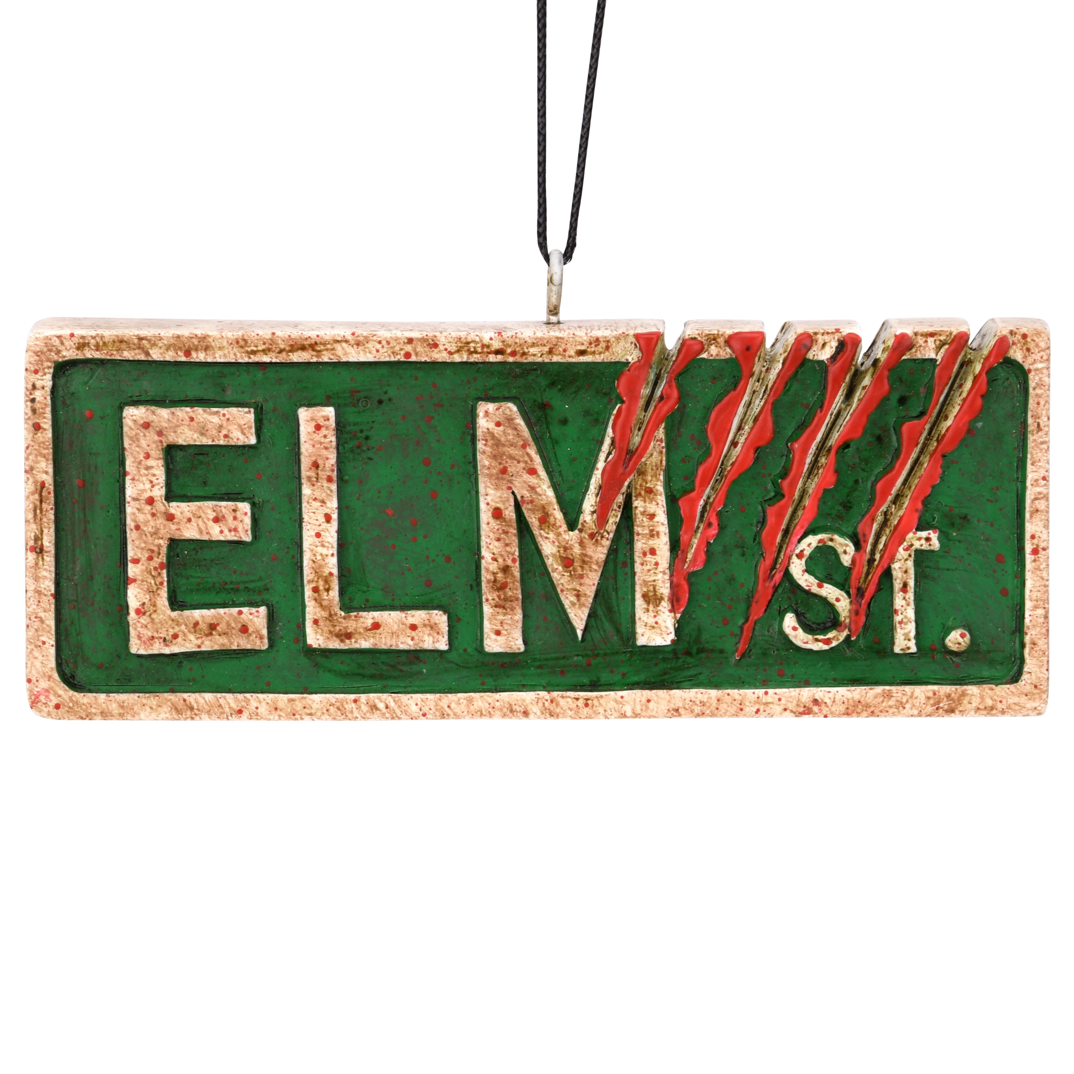 Elm St. Street Sign Halloween Ornament Creepy Decoration