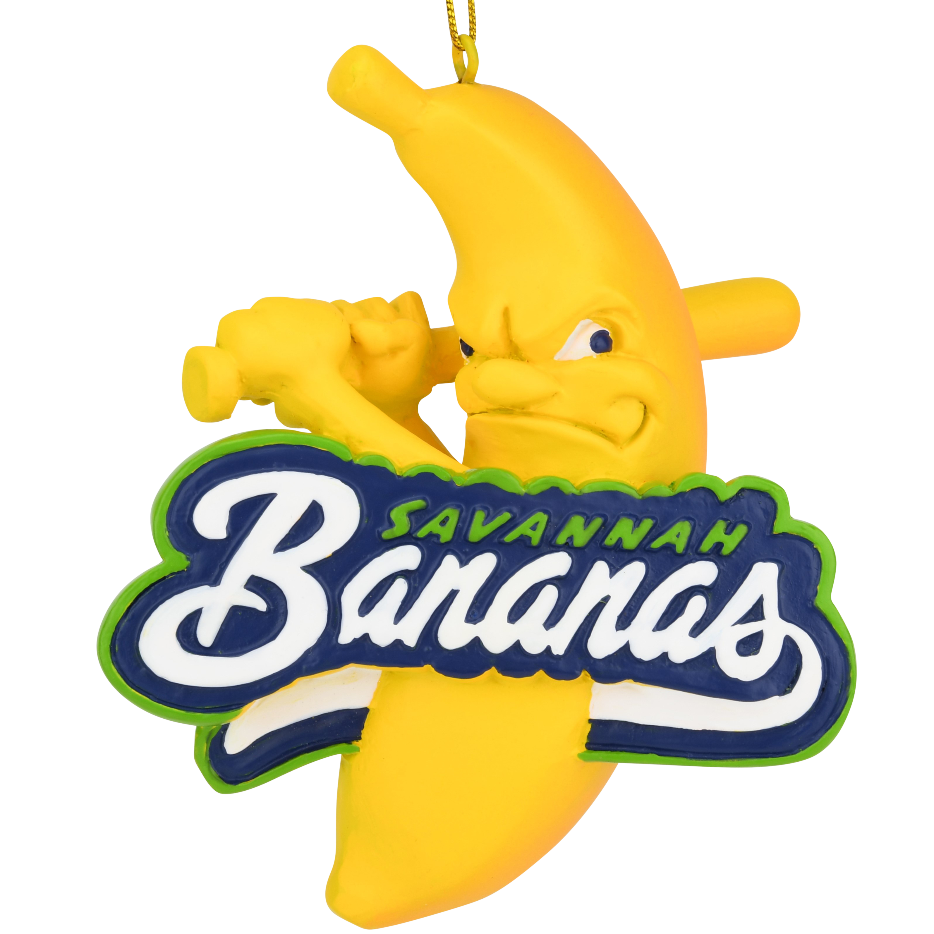 Tree Buddees x Savannah Bananas Logo Official Banana Ball Ornament - Limited Edition