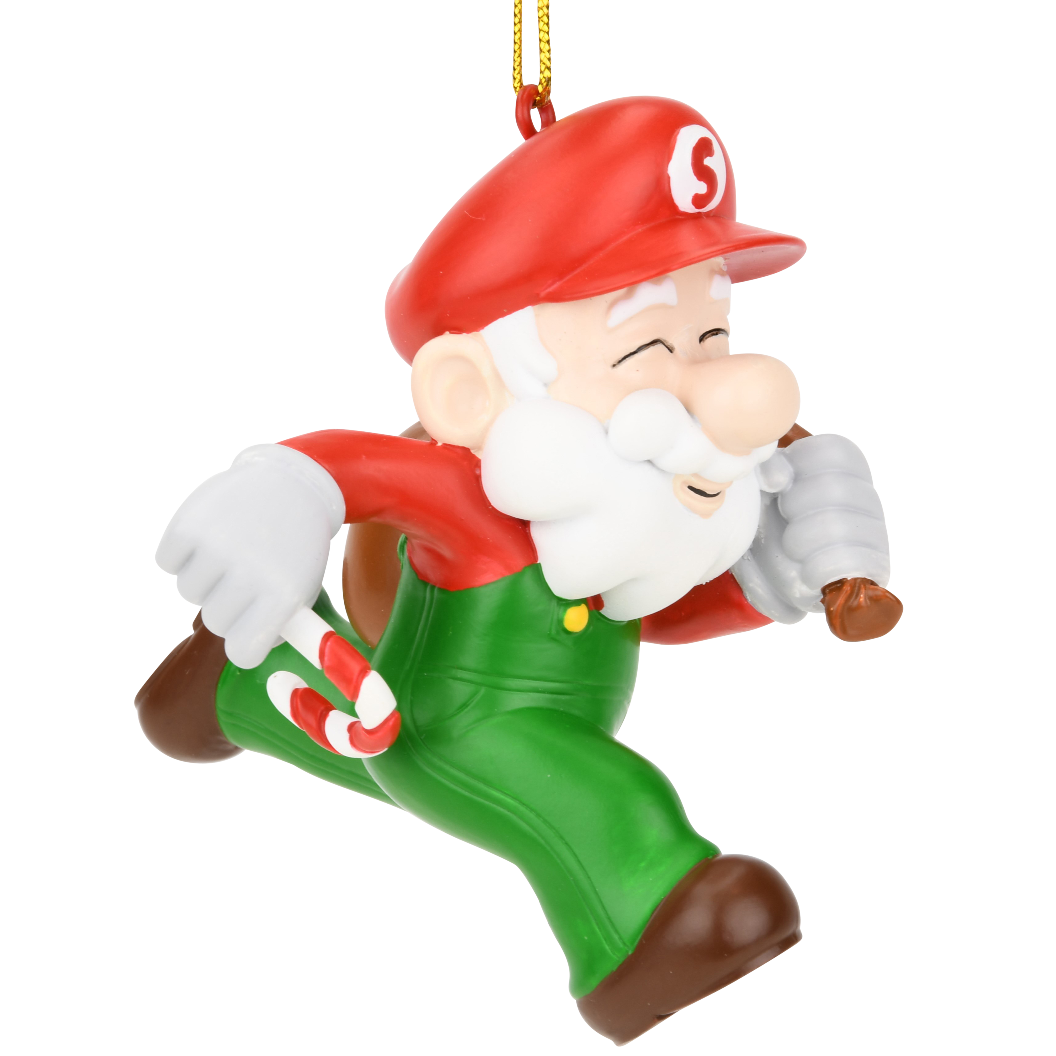 Super Santa Bros Fun & Unique Gamer Christmas Ornaments
