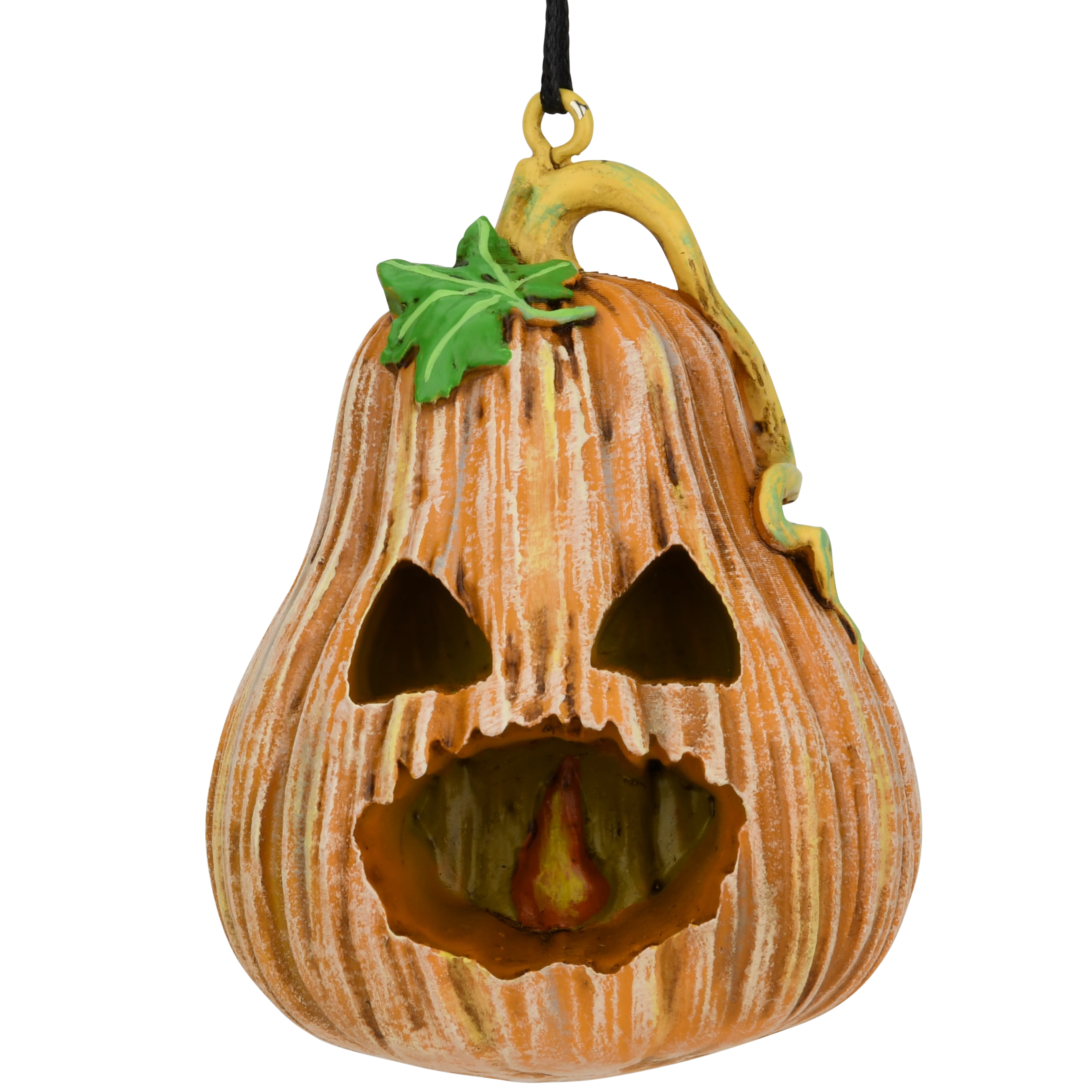 Rotten Pumpkin Jack-o'-lantern Halloween Ornament Decoration