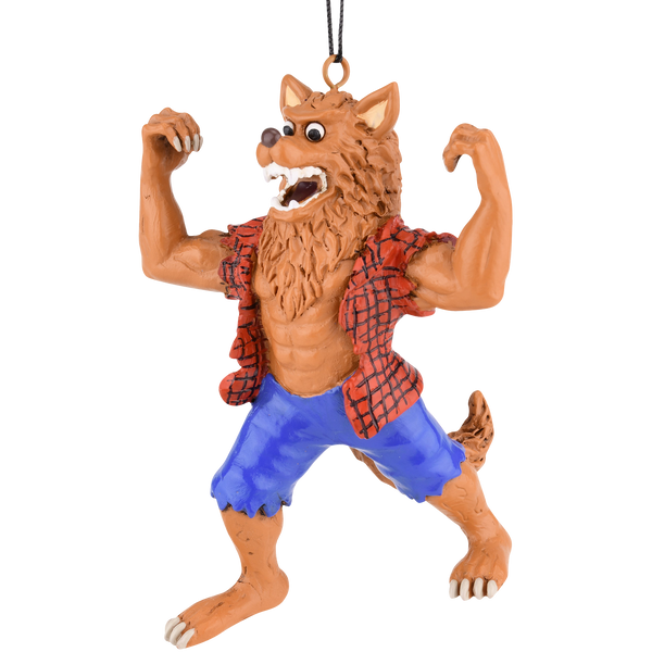 werewolf halloween ornament
