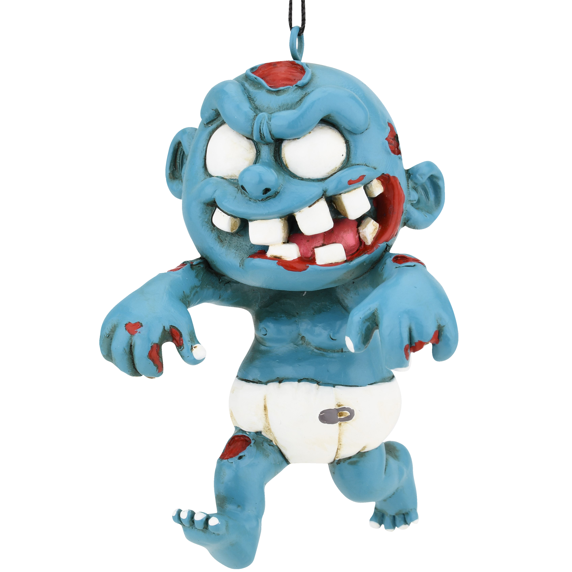 zombie halloween tree ornament