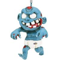
              zombie halloween tree ornament
            