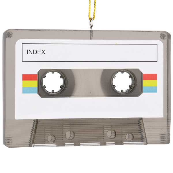 Cassette tape Christmas ornament