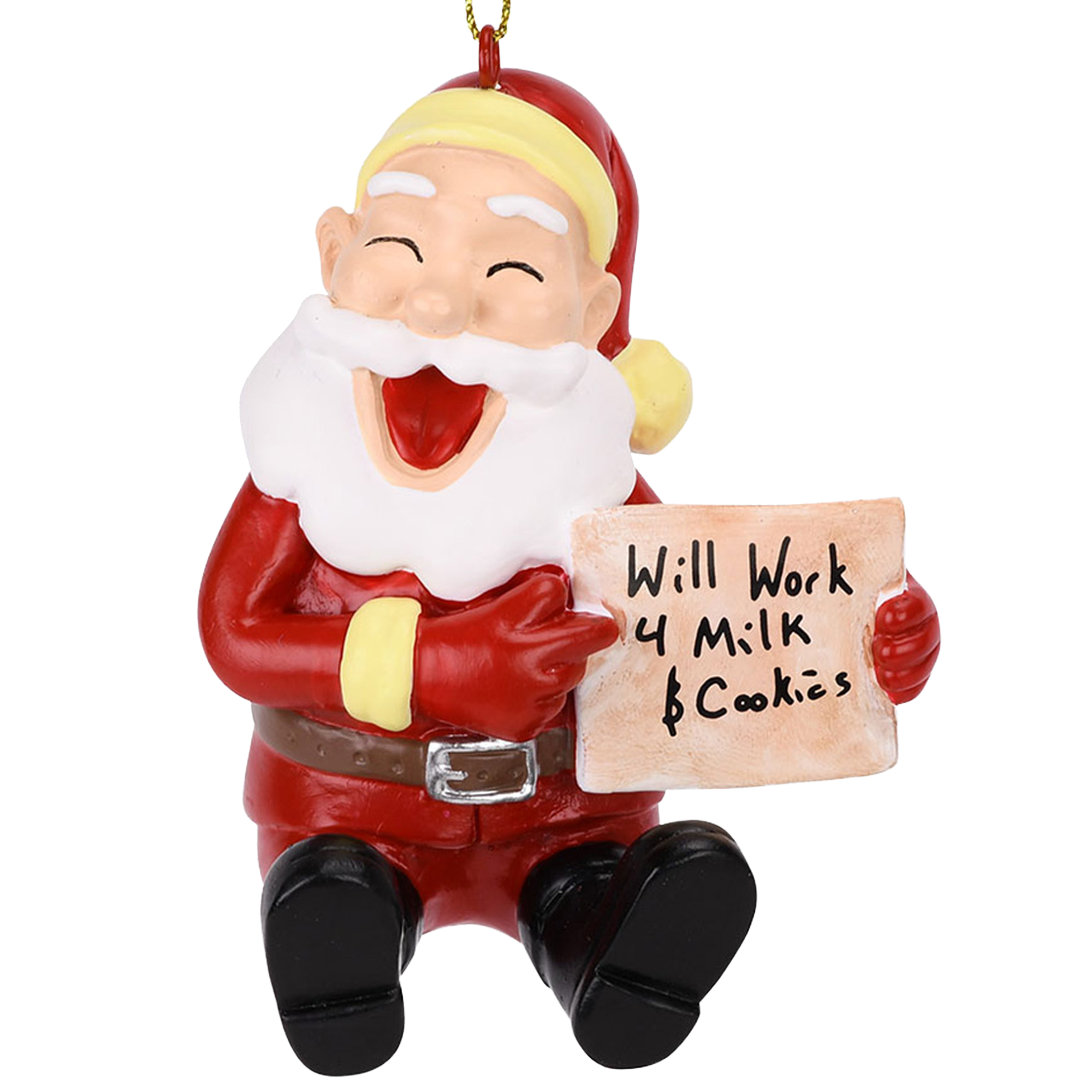 fun santa claus ornament