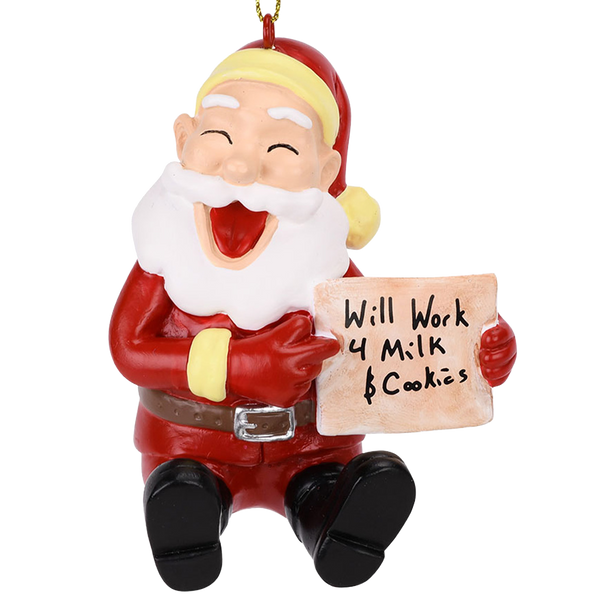 fun santa claus ornament