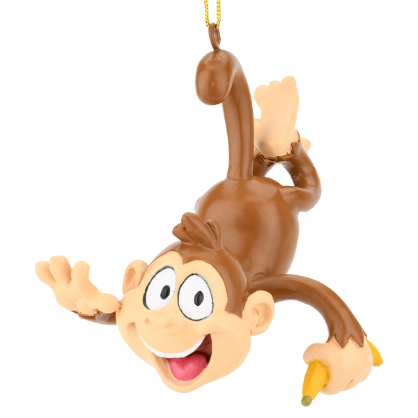 monkey christmas ornament