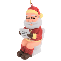 
              santa on the toilet
            