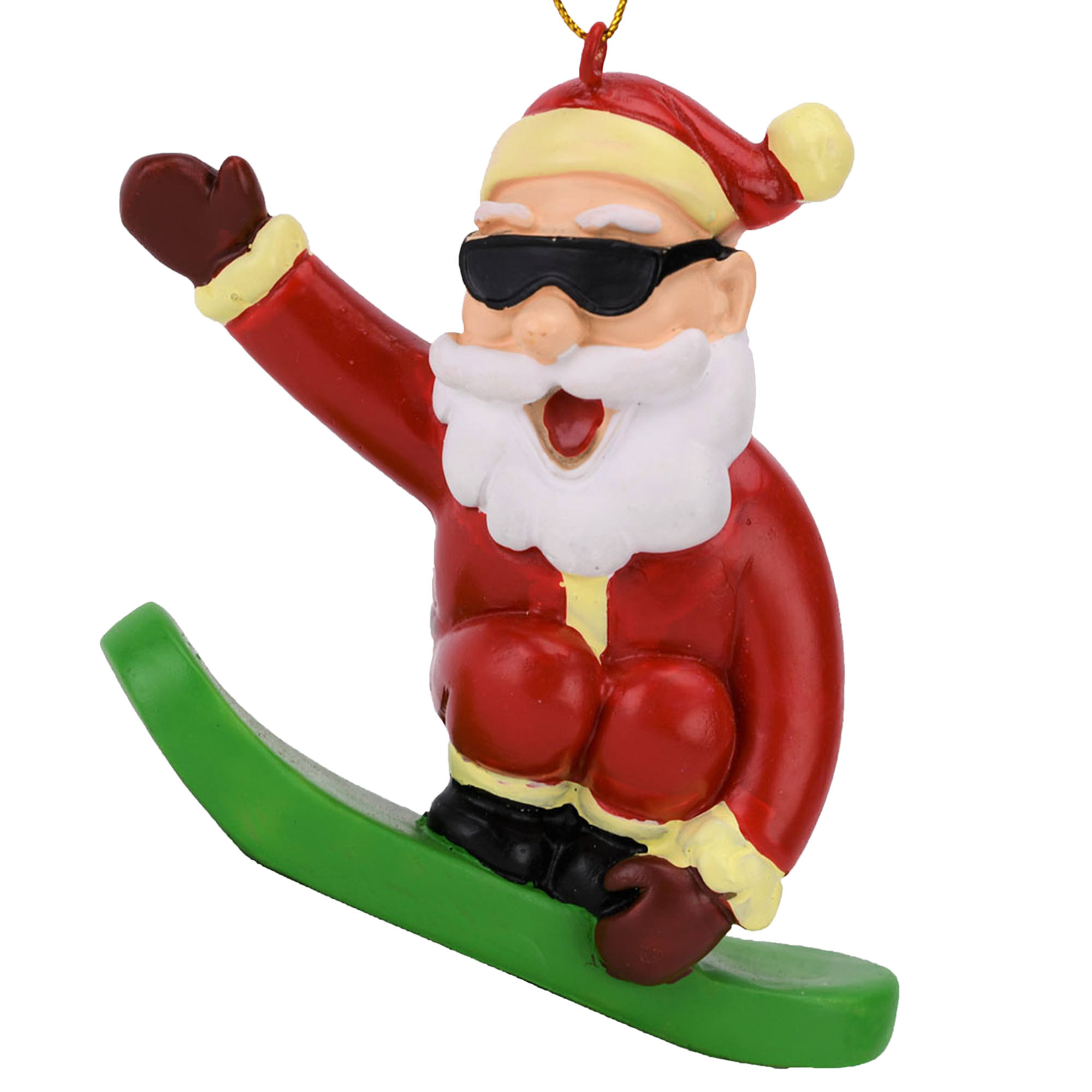 Snowboarding ornaments