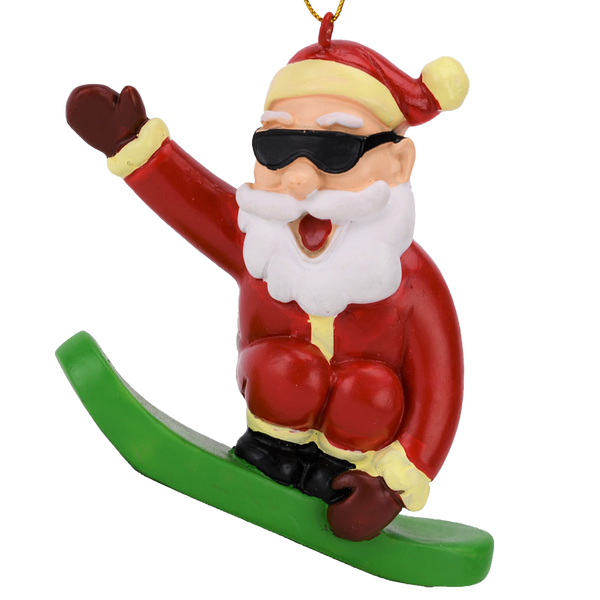 Snowboarding ornaments
