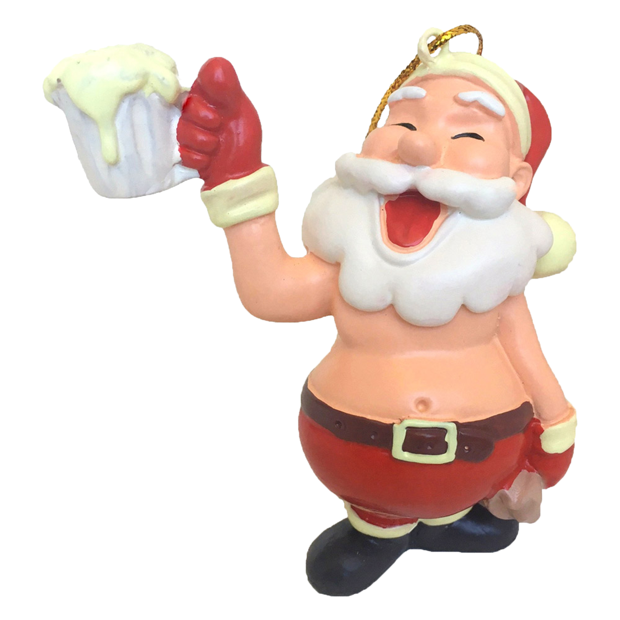 funny santa claus ornaments