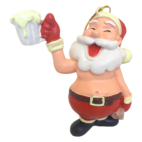 funny santa claus ornaments