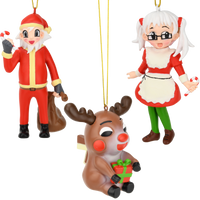 
              Anime Reindeer Christmas Cartoon Character Ornament
            