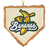 
              Tree Buddees x Savannah Bananas Home Plate Official Banana Ball Ornament - Limited Edition
            