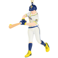 
              Tree Buddees x Savannah Bananas Player Official Banana Ball Ornament - Limited Edition (Light Tone Batter - White Jersey)
            