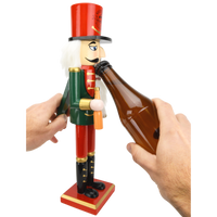 
              Beercracker® – Bottle Opener Nutcracker – 15 Inch Tall Functional Bottle Opening Décor – Funny Gift for Beer Lovers
            