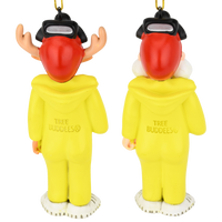 
              Breaking Bulbs Christmas Ornaments 2-Pack Funny Parody Santa & Reindeer in Hazmat Suits
            