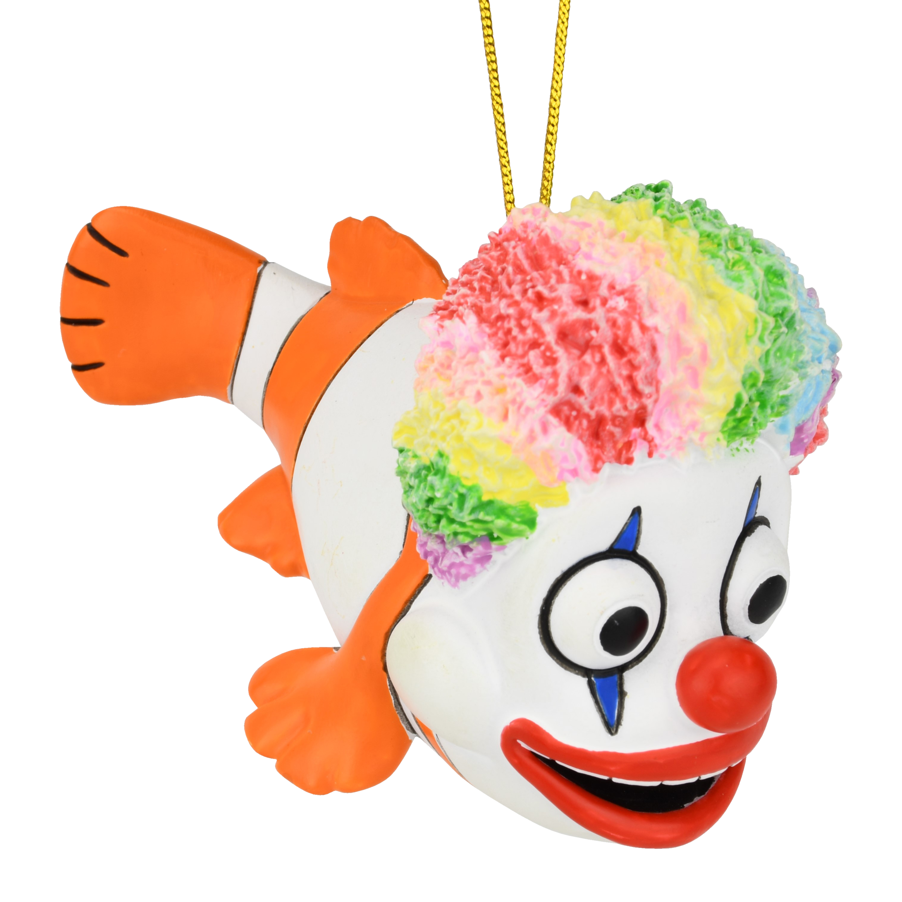 Clownfish Clown Christmas Ornament Funny Play on Words Holiday Decor