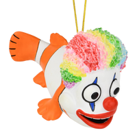 
              Clownfish Clown Christmas Ornament Funny Play on Words Holiday Decor
            