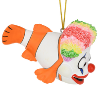 
              Clownfish Clown Christmas Ornament Funny Play on Words Holiday Decor
            