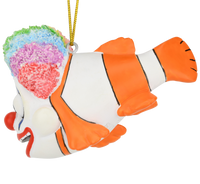 
              Clownfish Clown Christmas Ornament Funny Play on Words Holiday Decor
            