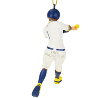 
              Tree Buddees x Savannah Bananas Player Official Banana Ball Ornament - Limited Edition (Dark Tone Batter - White Jersey)
            
