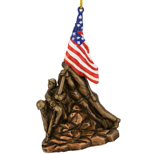 usa flag christmas ornament
