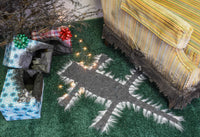 
              LED Light Up Fried Cat Rug Funny Christmas Lights Decoration
            