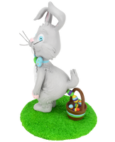 
              How Easter Eggs are Really Made Funny Easter Bunny Decoration Figurine
            