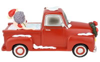 
              Sale - Santa and Mrs. Claus Partying Pickup Truck 'Hillbilly' Hot Tub 8" Decoration Figurine
            