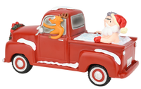 
              Sale - Santa and Mrs. Claus Partying Pickup Truck 'Hillbilly' Hot Tub 8" Decoration Figurine
            