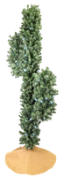 
              Tree Buddees Pre-lit LED Lights Cactus Christmas Tree 6 Foot Tall (White Lights)
            