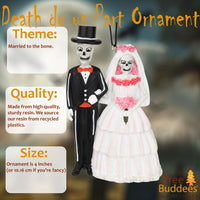 
              Death Do Us Part Skeleton Ornament or Wedding Cake Topper  – Spooky Bride & Groom
            