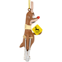 
              Funny Deer Crossing Christmas Ornament Injured Reindeer Hilarious Holiday Decor
            