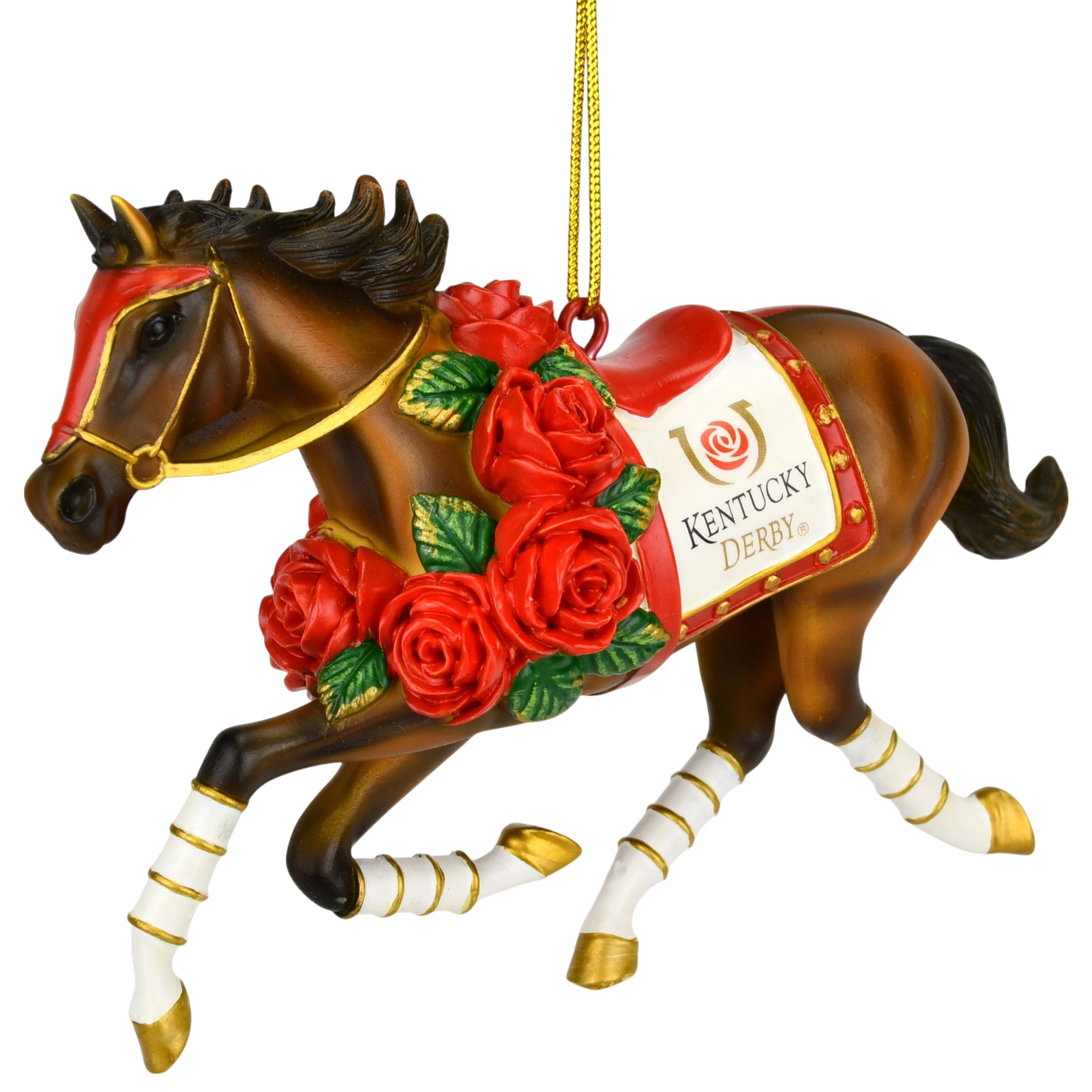 Tree Buddees x Kentucky Derby Official Limited Edition Christmas Ornament Churchill Downs Horse Racing Collectible - Derby Horse