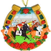 
              Tree Buddees x Kentucky Derby Official Limited Edition Christmas Ornament Churchill Downs Horse Racing Collectible - Derby Horseshoe
            