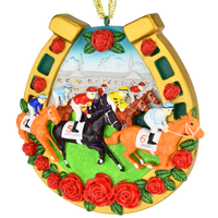 
              Tree Buddees x Kentucky Derby Official Limited Edition Christmas Ornament Churchill Downs Horse Racing Collectible - Derby Horseshoe
            
