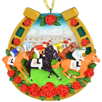 
              Tree Buddees x Kentucky Derby Official Limited Edition Christmas Ornament Churchill Downs Horse Racing Collectible - Derby Horseshoe
            