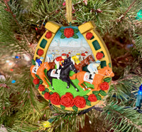 
              Tree Buddees x Kentucky Derby Official Limited Edition Christmas Ornament Churchill Downs Horse Racing Collectible - Derby Horseshoe
            