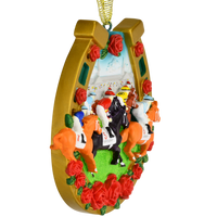 
              Tree Buddees x Kentucky Derby Official Limited Edition Christmas Ornament Churchill Downs Horse Racing Collectible - Derby Horseshoe
            