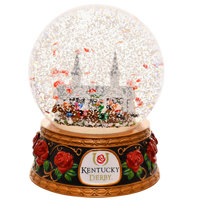 
              Tree Buddees x Kentucky Derby Snow Globe with Snow & Rose Petals - Official Limited Edition
            