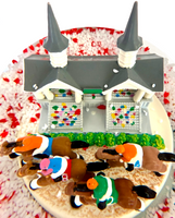 
              Tree Buddees x Kentucky Derby Snow Globe with Snow & Rose Petals - Official Limited Edition
            