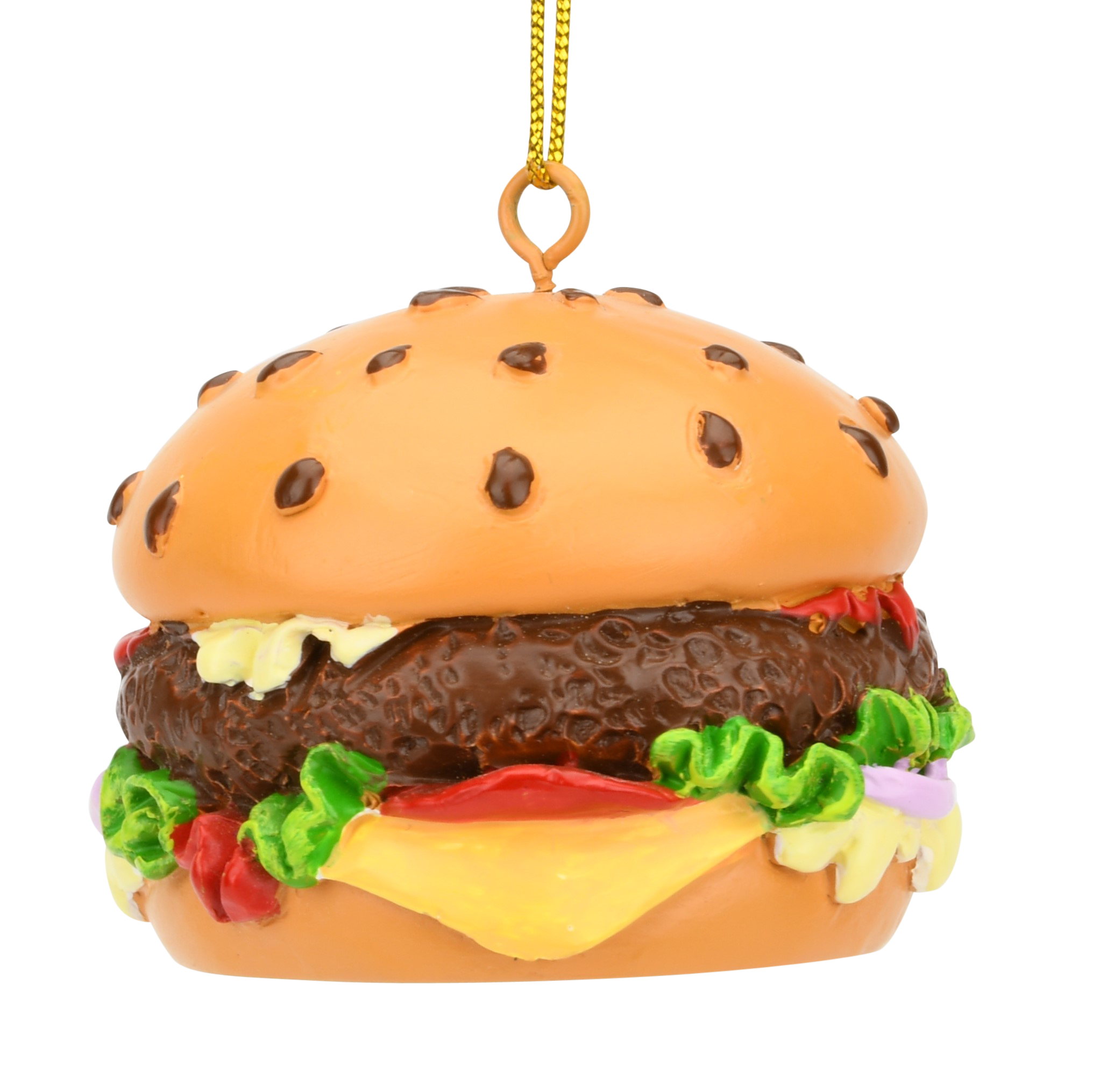 Hamburger Food Christmas Ornament Decoration