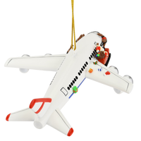 
              Santa Hit By Plane Funny Christmas Ornament Decor
            