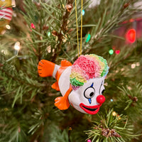 
              Clownfish Clown Christmas Ornament Funny Play on Words Holiday Decor
            