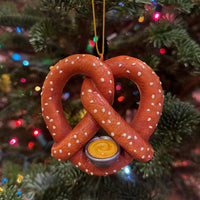 
              Pretzel with Cheese Food Christmas Ornament Decor
            