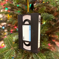 
              VHS Tape Retro Decor Personalizable Christmas Ornament
            