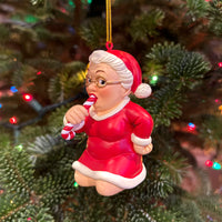
              Just the Tip Mrs. Claus Funny Inappropriate Christmas Ornament
            