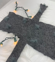 
              LED Light Up Fried Cat Rug Funny Christmas Lights Decoration
            